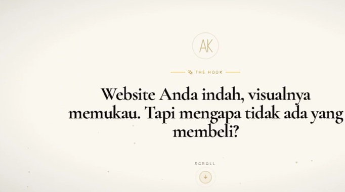 Interactive Storytelling Portfolio Website for Copywriter