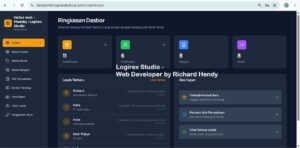 Dashboard Admin Website Katalog Produk Industri Dashboard admin website katalog produk industri dengan CMS custom